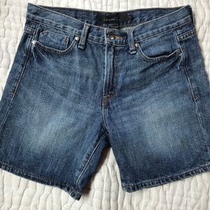 Calvin Klein denim midi short dark wash size 4
